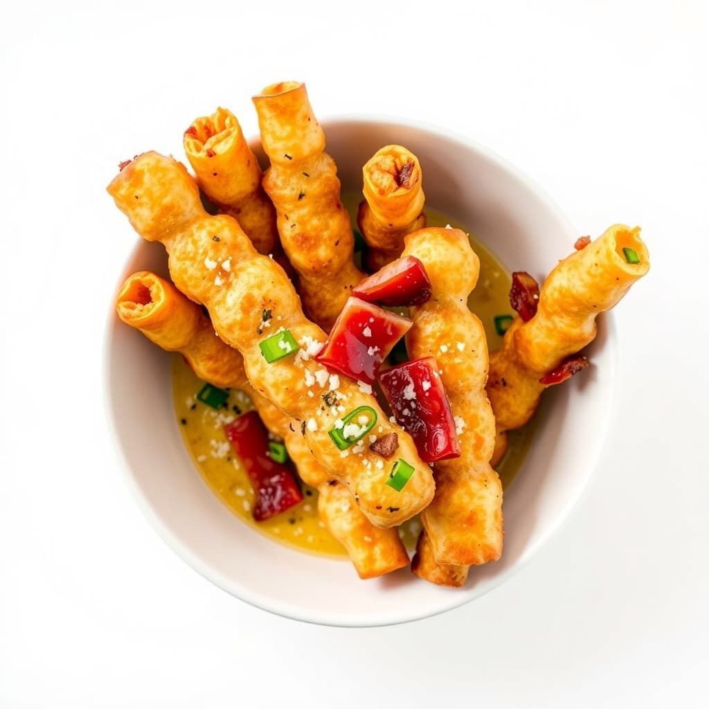 Garlic Cheese Sticks With Bacon