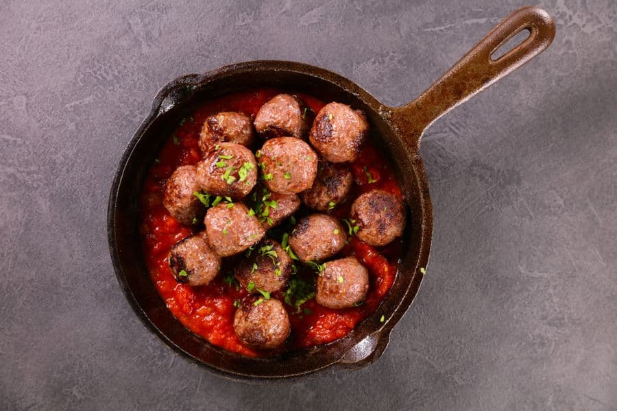 Meatball with Sauce - Napoli Pizza